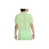 Nike Dri-FIT Miler Solid Color Logo Reflective Design Crew Neck Short Sleeve T-Shirt Men Tops Steam-Green DX0875-376