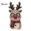 Seasonal Home Living Room Decor Christmas Wooden Cat Tabletop Decor, Cute Kitty Figurine, Rustic Farmhouse Festive Shelf Accents Xmas Tiered