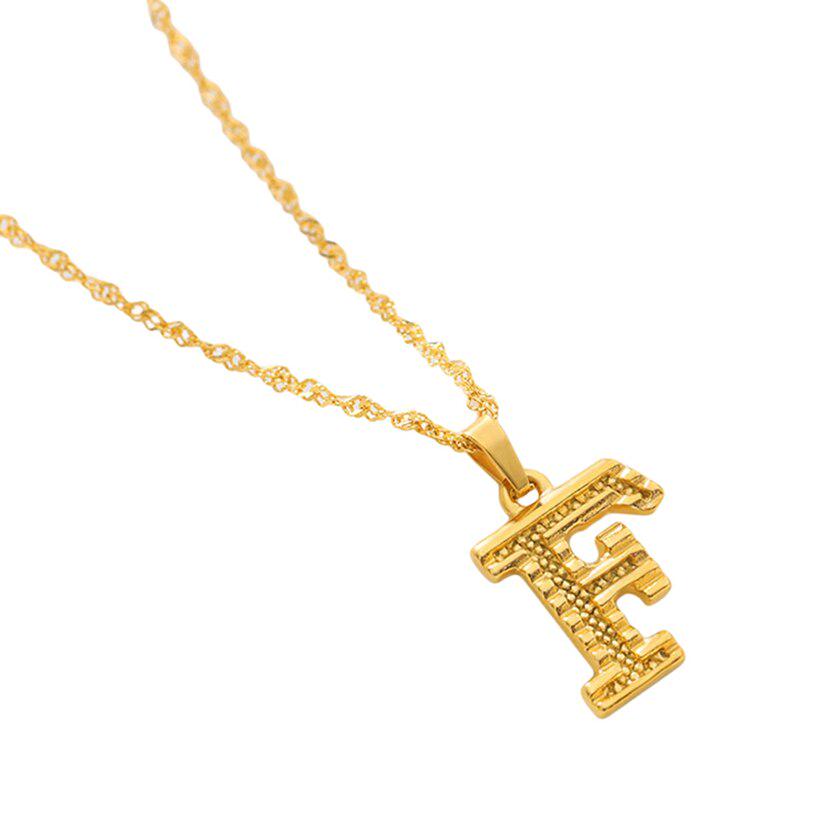 Женское ожерелье с подвеской, ожерелье с начальной буквой, ожерелье-цепочка с подвеской