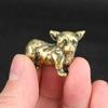 New Solid Pure Brass Corgi Copper Jewelry Personalized and Interesting Dog Ancient Bronze Crafts Collection Ornaments