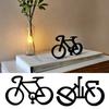 Minimalistic Bicycle Sculpture Abstract Wire Frame Road Mountain Bike Silhouette Statue Figurine