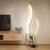 LED Floor Lamp, Stepless Dimming, Nordic Style, Stand Light, Ambient Lighting, Stylish, Assembled, Interior Decor, Remote Control, Night Light,