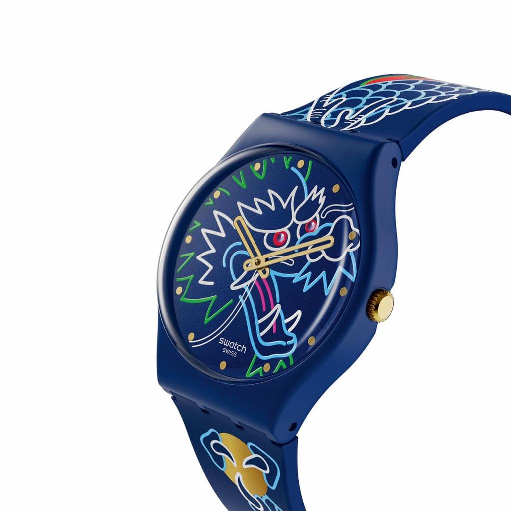 Watch DRAGON IN WAVES SO28Z125 Blue [Swatch]