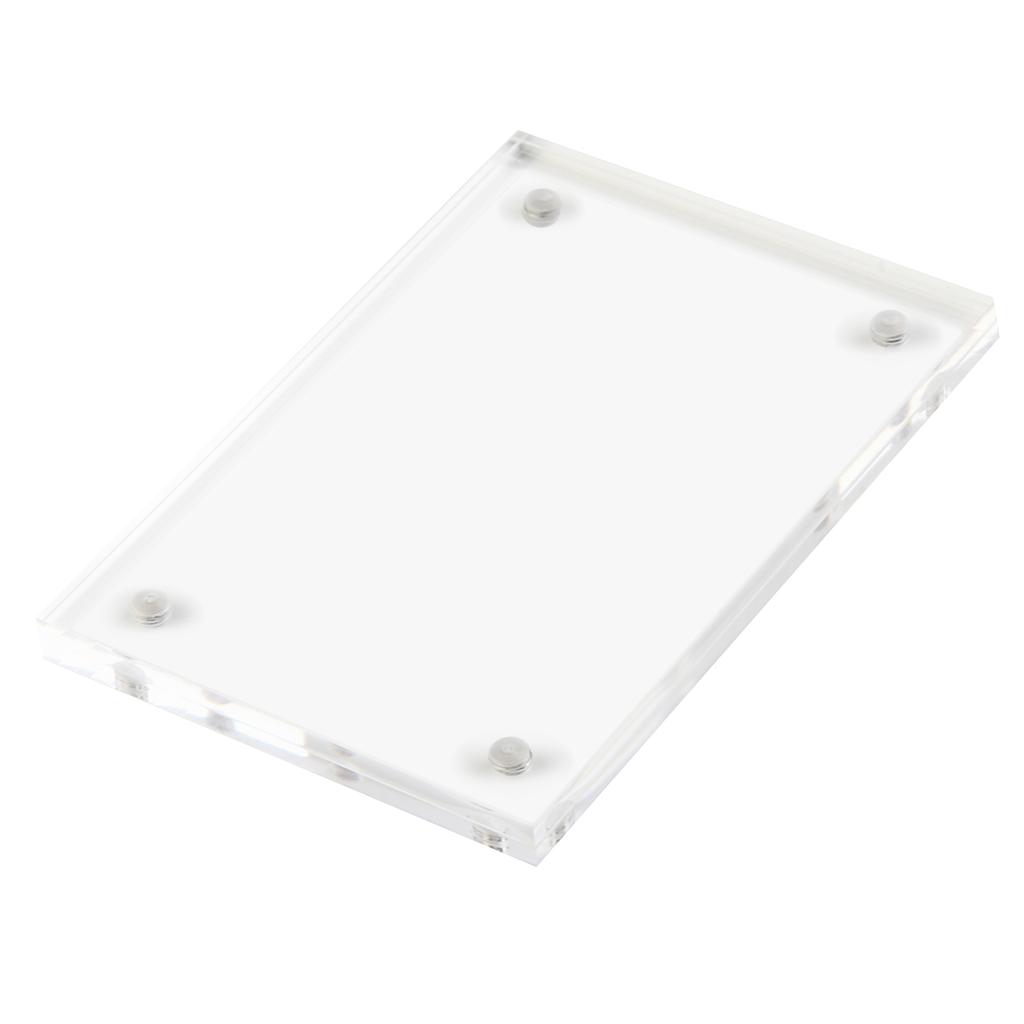Transparent Acrylic Photo Frame Magnetic Poster Display Stand Easy To Install And Reliable To Use And Reliable To Use
