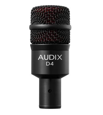 AUDIX D4 Гиперкардиоидный Динамический Микрофон для Музыкальных Инструментов