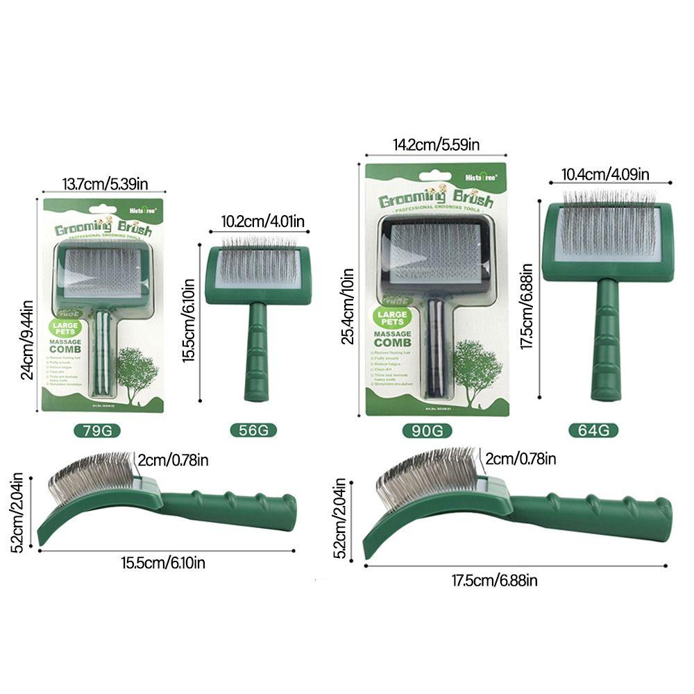 Long Pin For Tangles and Loose Fur Grooming Combs Pet Dematting Comb Dog Comb Pet Cleaning Brush