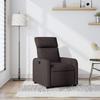 VidaXL Recliner, Chair with Footrest, Seat with Backrest and Armrests Living Room, Modern, Brown 374170