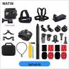 Universal Action Camera Accessories Set for GoPro, DJI Osmo, Xiaomi Yi: Perfect for Cycling & Diving