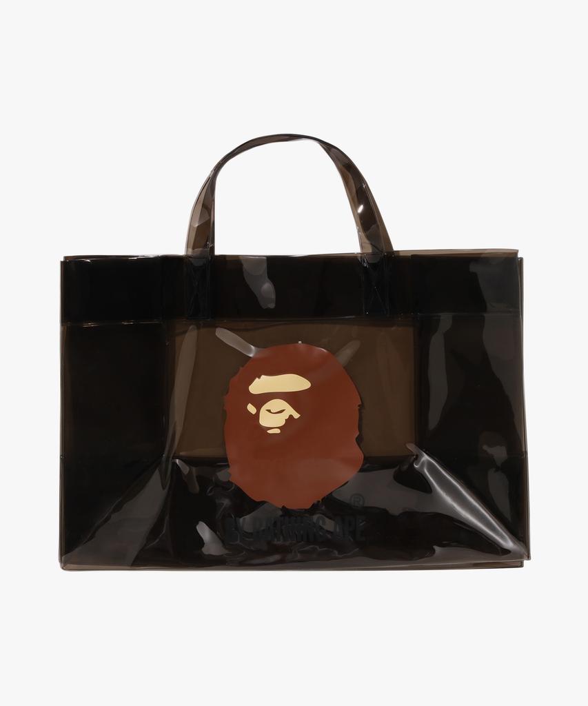 Bape Ape Head Clear Bag (M) Black