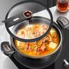 Nonstick Ceramic Coated Soup Pot with Lid 8L Micro Pressure Cooker Heavy Metal-free Cooking Pot for Stovetops