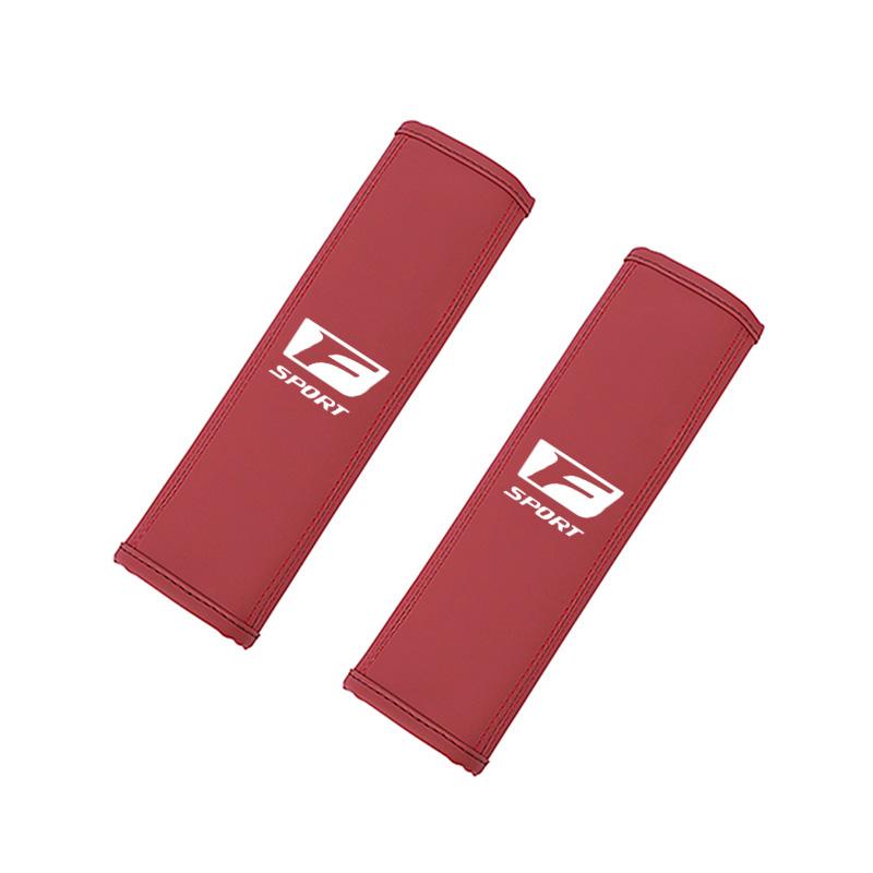 EAV3 2026 Hot Interior Stickers 2Pcs Car Seat Belt Shoulder Cover Safety Belts Cushioning For Lexus F-SPORT ES RX NX LS UX LM LX GX L