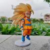 В наличии Аниме Фигурка Dragon Ball Z Супер Сайян Супер Три Гоку Фигурки Действия Кукла Модель для Рабочего Стола Игрушки Украшение Подарок