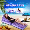 Light Waterproof Inflatable Lazy Sofa Camping Air Sleeping Bags Beach Lounge Home Office Chair Fast Folding With Air Pump
