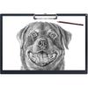 Acocony 11x17 Clipboard Landscape with Ruler Extra Large Clipboard Low Profile Clip 11 x 17 Clipping Board Plastic Black Pack of 1