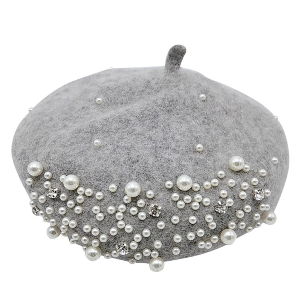 Kids Baby Girls Beret New Autumn And Winter Comfortable Breathable Cap