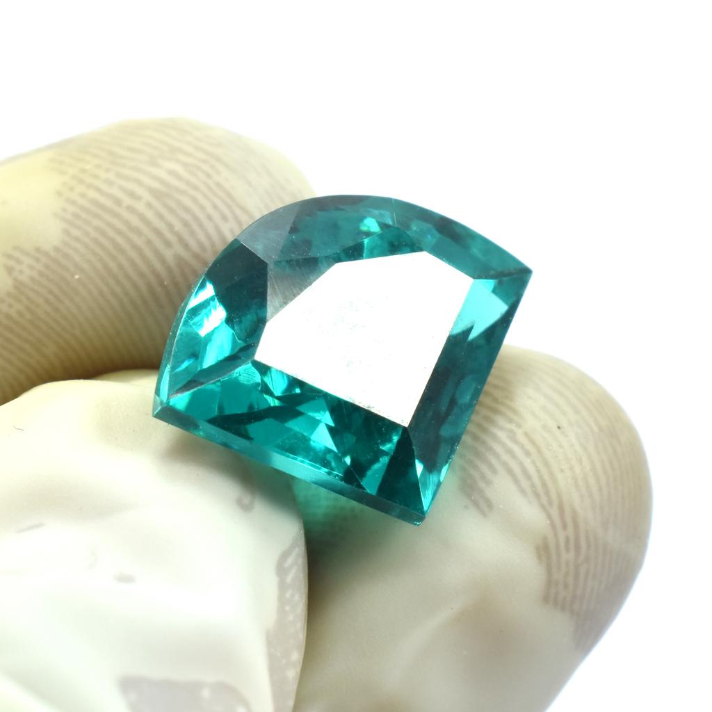 Natural Teal Sapphire Loose Gemstone 10 ct Fancy Cut for Jewelry Making September Birthstone Gift