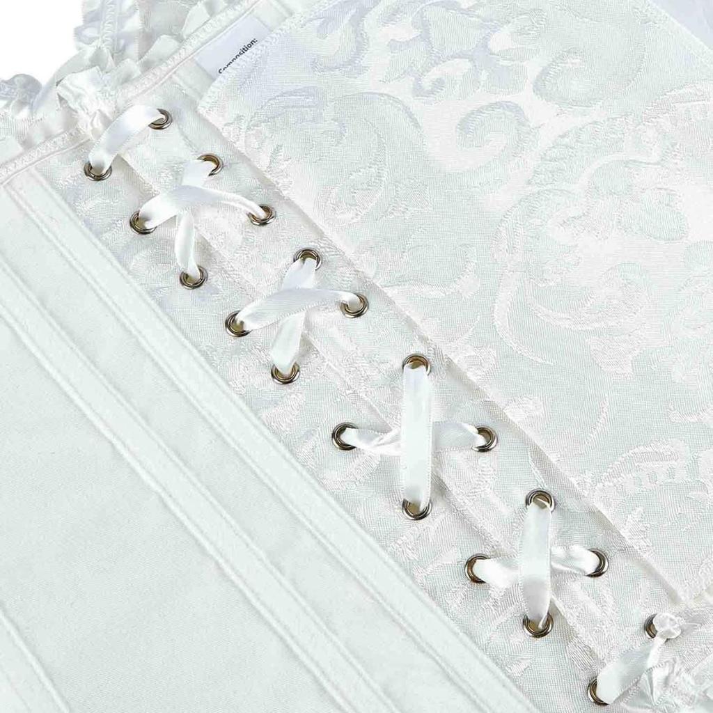 Элегантный боди-корсет европейского стиля: Сексуальный корсет-утяжка и моделирующий боди с жаккардовым узором.