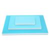 Triple Layered Rubber Block Stamping Engraving Carving Block PVC Rubber Block Blue White Blue