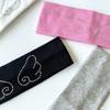 Angel Wings Hair Strap Elastic Yoga headband Casual Knitted Headband  for Women
