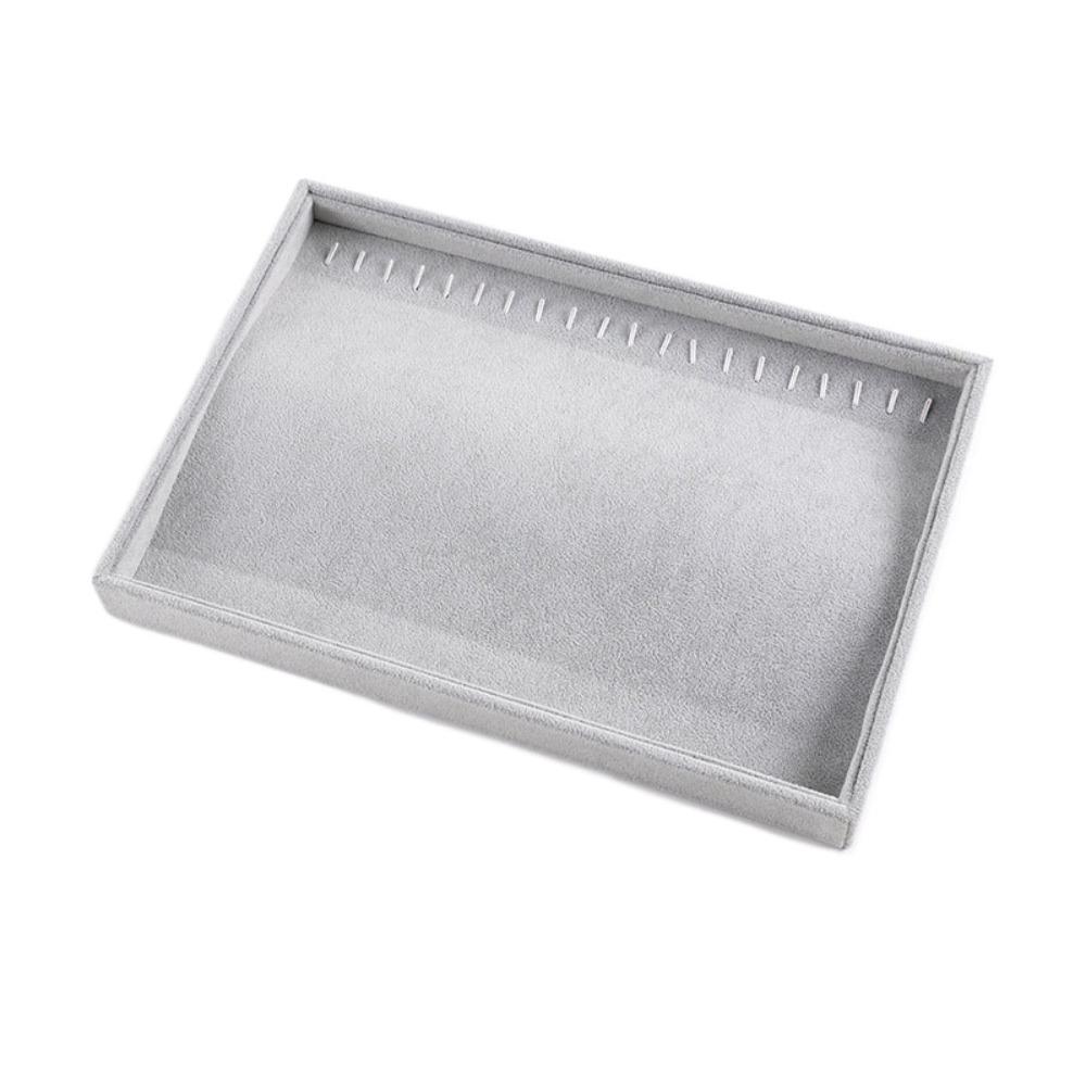 Necklaces Jewelry Storage Box Bracelets Jewelry Display Holder Velvet Jewelry Tray  Jewelry Seller