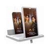 Ultra Clear Mobile Phone Screen Magnifier with Pull-out Vertical & Horizontal Projection, Eye Protection, and Tablet-style Stand