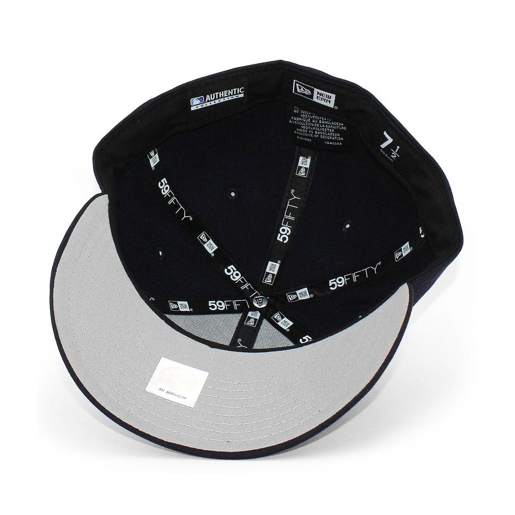 New Era Cap 59FIFTY Gwinnett Stripers MiLB ON-FIELD HOME LC LOW CROWN CAP LP Navy GWINNETT STRIPERS Braves BRAVES MINOR LEAGUE Minor League Hat 5950