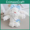 Cute Rabbit Plushie Keychain With Soft Long Fur For Accessories Bag