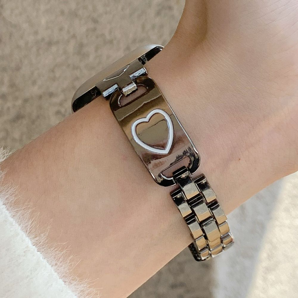 Любовь Очаг Металлические ремешки для часов Apple Watch Band 38 40 41 42 44 45 46 49 мм Элегантный браслет для iWatch S11 10 9 8 7 6 Correas