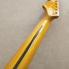 22-fret 25.5-inch Maple Guitar Neck with Ebony Fingerboard and Dot Inlay Replacement