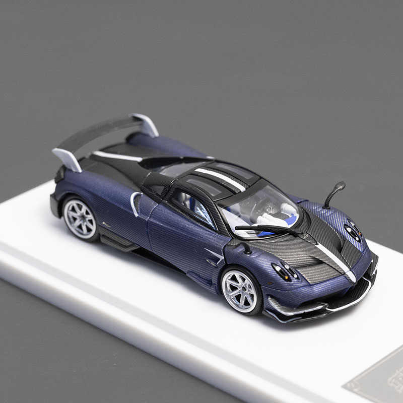 Car Demon King 1:64 Hua Ya BC Gull-wing Door openable Pagani Alloy model Limited to Singapore