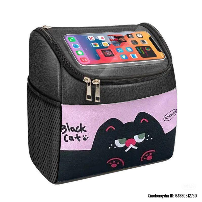 Waterproof Front Hanging Storage Bag for Electric Vehicles and Bicycles