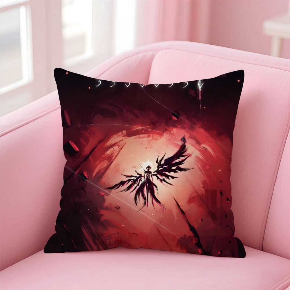 Game Honkai Star RailCool Cushion Cover Pillowcase Short Plush Invisible zipper Room Sofa Cushion Cover