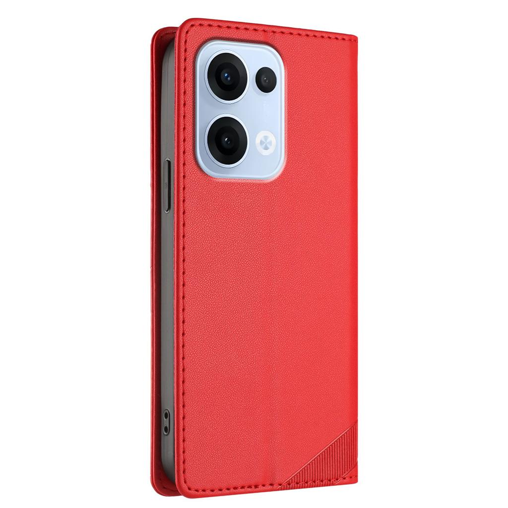 Для Oppo Reno13 5G (Глобальный) Чехлы для телефонов Панк-стиль Тисненый Кошелек Подставка Кожаная обложка