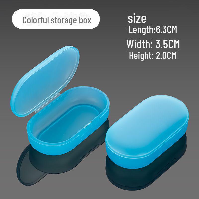 Прозрачный пластиковый футляр для хранения берушей и ювелирных изделий