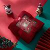 Xmas Gift Box Sets Christmas Towel, Soft Coral Fleece Decorative Red/Green/White Hand Towel for Washcloths Holiday Bathroom and Kitchen Decor,