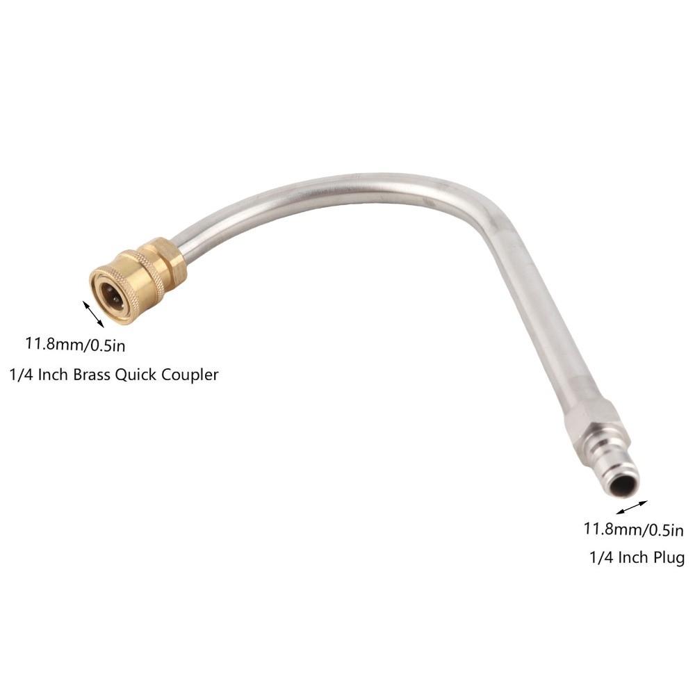 U Shaped Pressure Washer Extension Wand with 5 Nozzles Pressure Washer Curved Rod  Window Washing