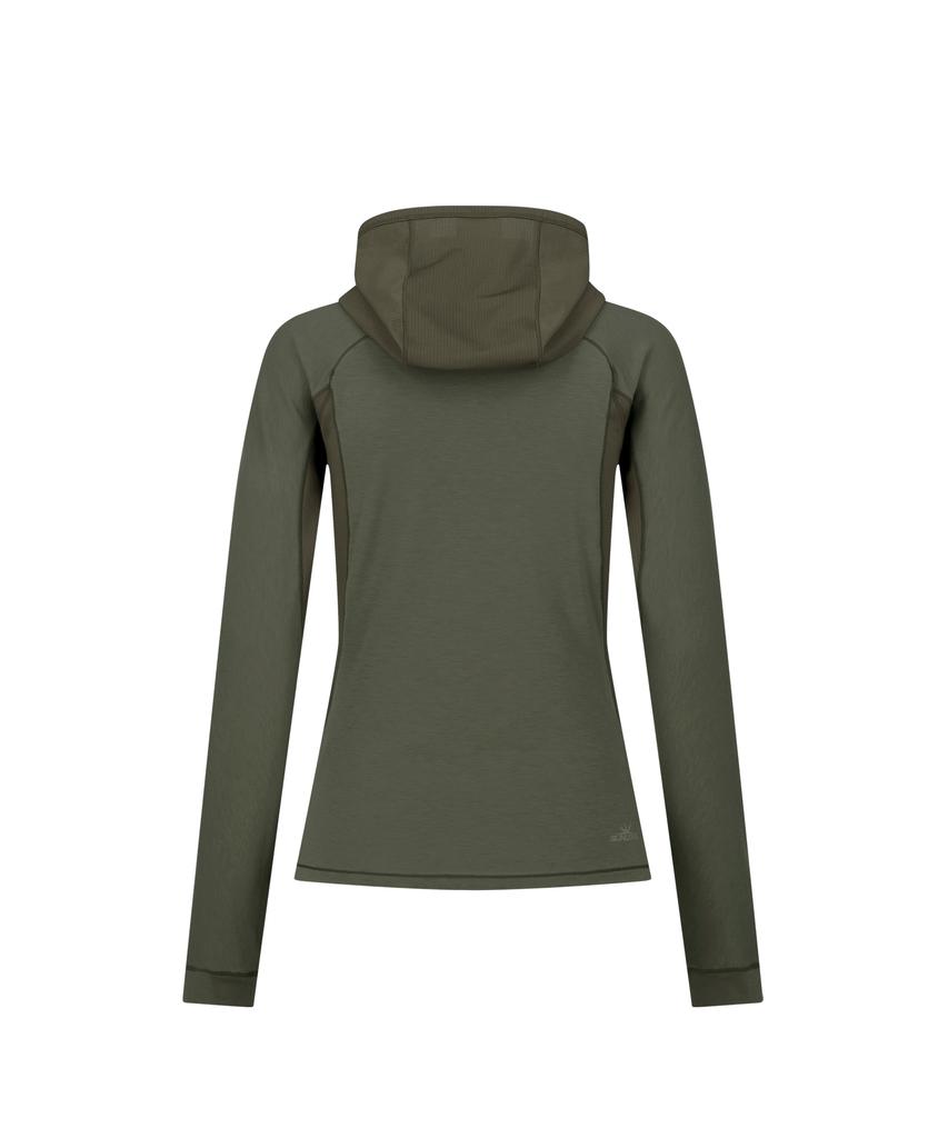 Худи с длинным рукавом Polartec® Delta™ Flexair Оливковый