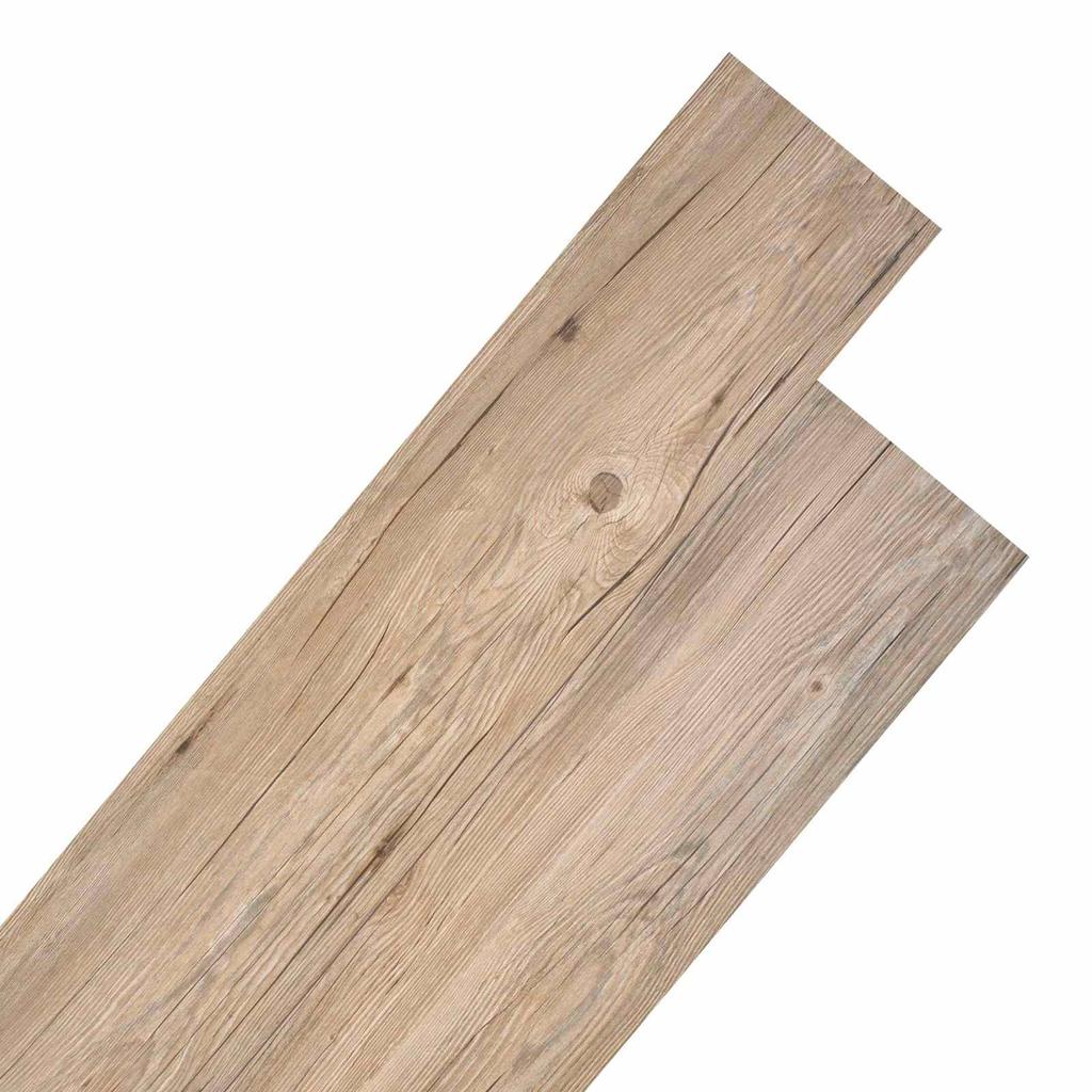 Floor Planks 18 pcs Brown 5.26 m² PVC