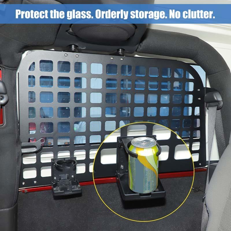 Car Rear Trunk Side Expansion Bracket Rack Shelf For Jeep Wrangler JK 2007-2010 2-Door Version Metal Car Accessories