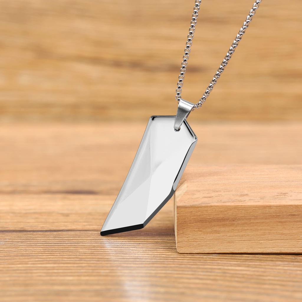 Terahertz Ore Wolf Fang Stainless Chain Necklace [Coai]