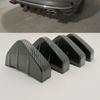 New Universal Car Rear Bumper Lip Diffuser Shark Fins Canards Spoiler Splitter Carbon Black ABS Anti-Collision Accessories 4pcs