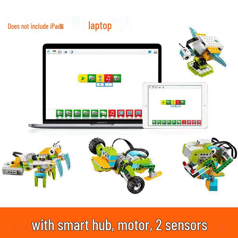 Программируемый робот Wedo2.0, совместимый с Lego 45300: Образовательные инструменты и основной блок