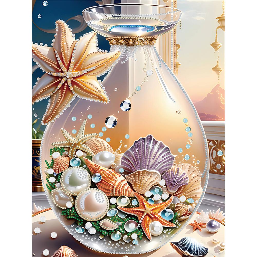 5D DIY Seashell Diamond Painting Series Частичная специальная форма сверла Diamond Painting Seashell Kit Decoration