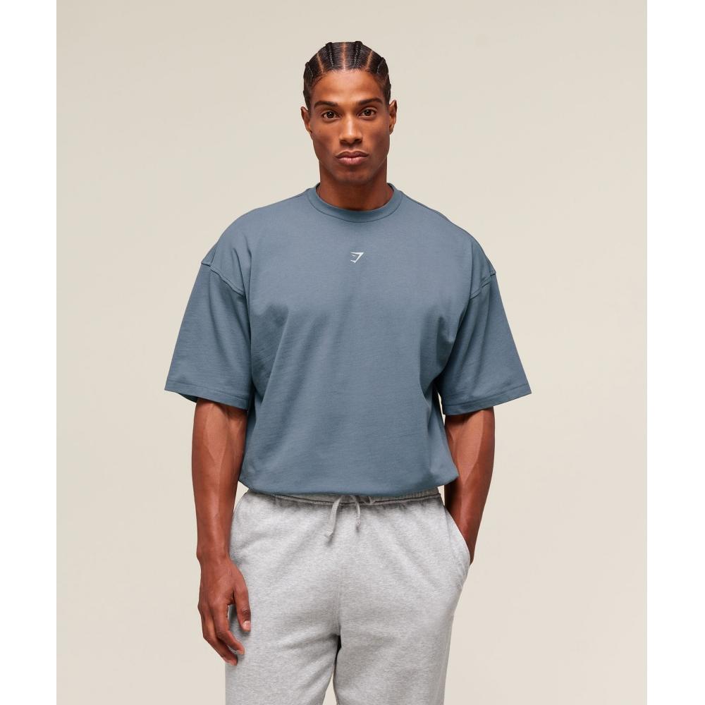 Gymshark Футболка Lifting Club Flex, цвет Iron Blue A2b8m ucTm