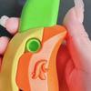 Креативный 3D-принт Гравитационный Мини-резак для бананов Фиджет-игрушка для подростков и взрослых Цветной пластиковый резак для кончиков пальцев Игрушка для снятия стресса и декомпрессии