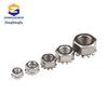 Nickel-Plated White Zinc External Tooth K-Type Cap Nut Multi-Tooth Washer M3-M8