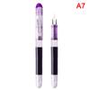Fountain Pen Large Capacity  Classic Transparent Color Ink Stationery