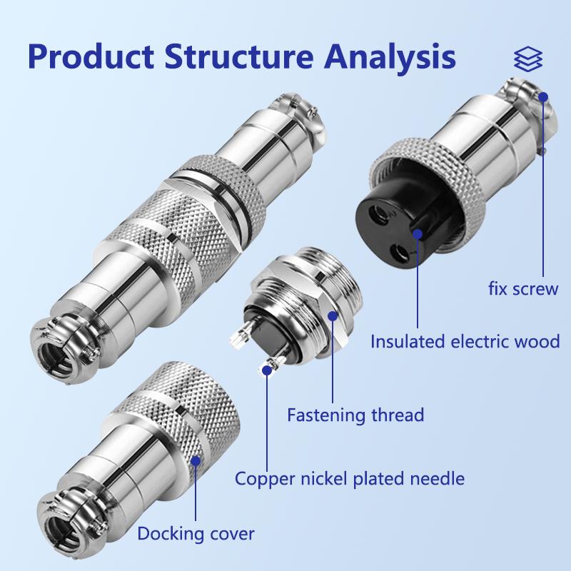 5 шт. авиационный штекер GX12 разъем для стыковой пайки гнездо 2/3/4/5/6/7Pin провода стыковочные разъемы
