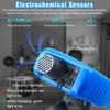 AOPUTTRIVER Измеритель аммиака NH3 Детектор NH3 Обнаружение утечек Высокая точность Мониторинг PPM Измерение влажности Подходит для ферм Сельского хозяйства Дома