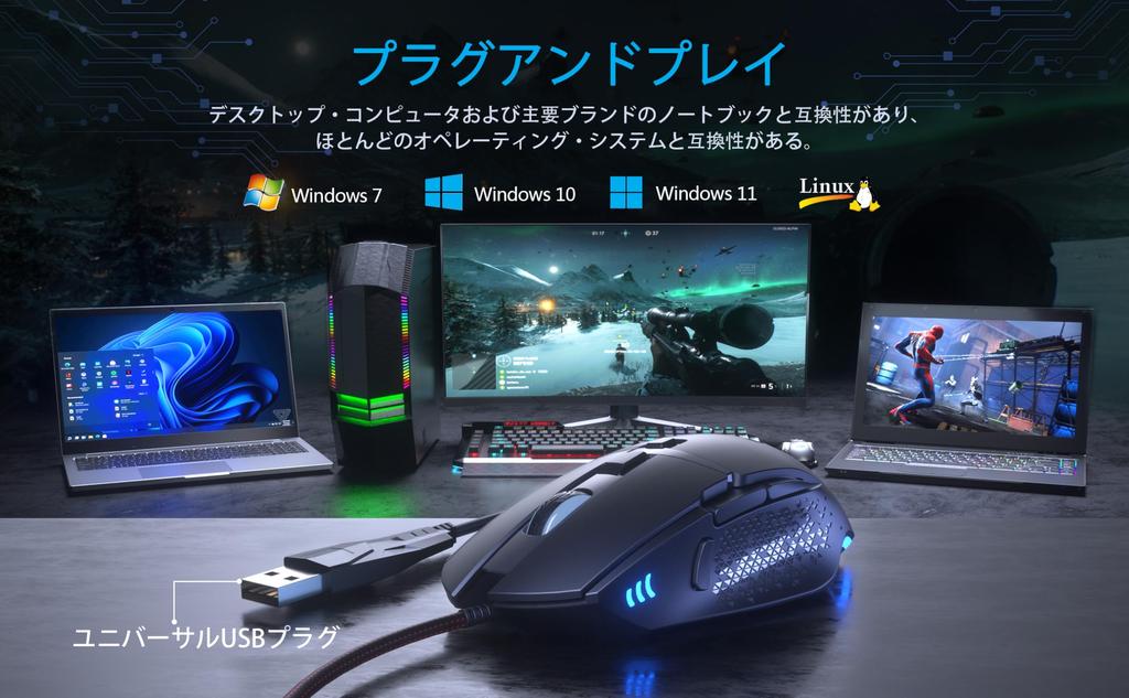 QYD Q303 PRO Gaming Mouse Wired Gaming PC Mouse 12800 Adjustable DPI LED Breathing Light RGB Mouse Ergonomic Design USB Gaming Mouse Compatible with